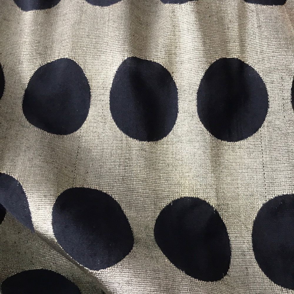 French Connection metallic gold/black dot midi NWT - Picture 7 of 7